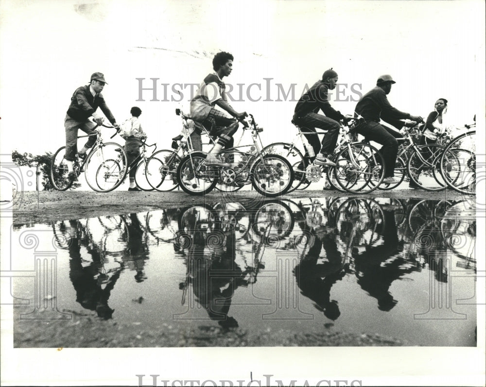 1979 Bicycles Race Old Bandshell Area Gran - Historic Images