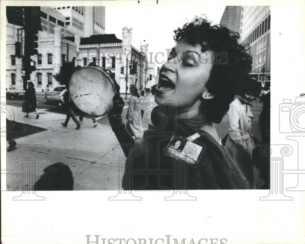 1983 Peggy Prielozny Musician Legal Street - Historic Images