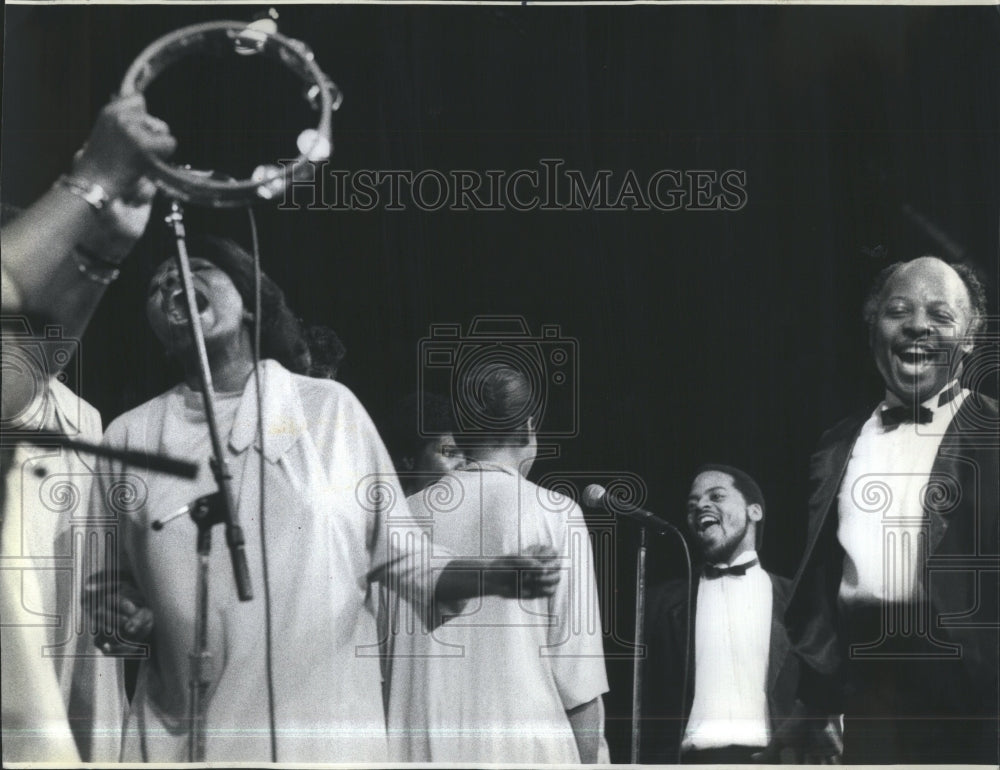 1984 Gospel Stage George Mays Voice Praise - Historic Images