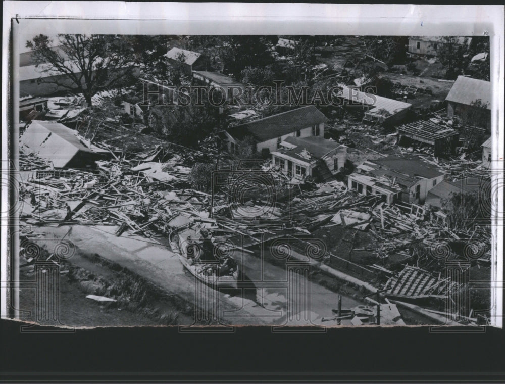 1957 Hurricane Audrey Cameron La Storms - Historic Images