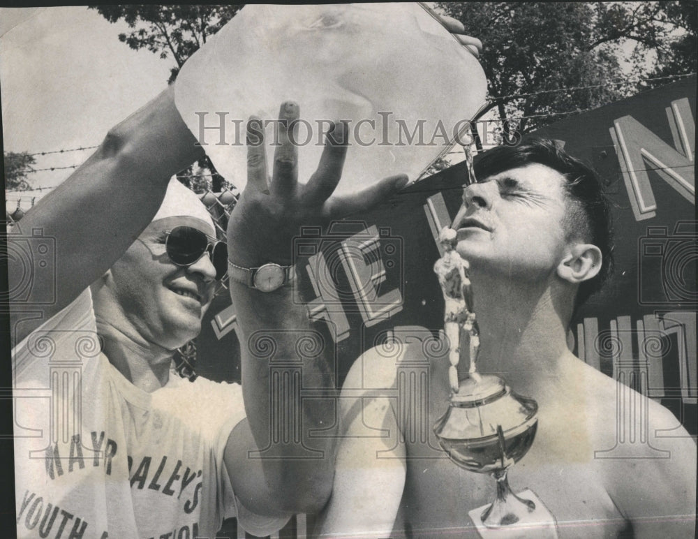 1967  Cadet Frank Dorgan Plastic Bag Water - Historic Images