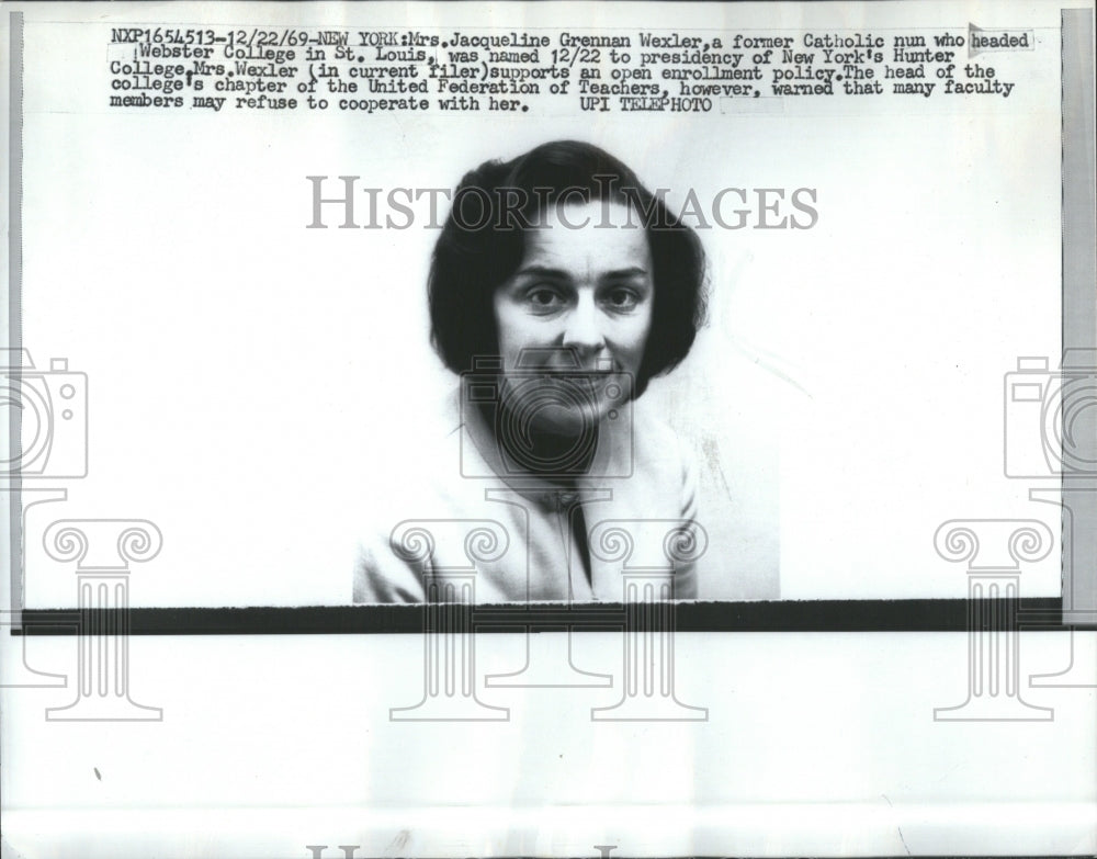 1969 Jacqueline Grennan Wexler Webster - Historic Images