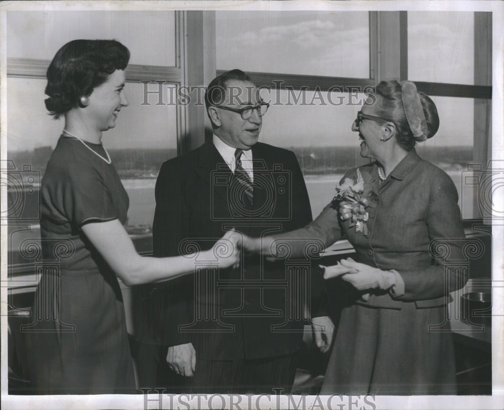 1966 Press Photo Mayor Cobo Detroit Socialites - RRR83355 - Historic Images