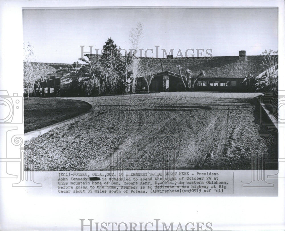 1961 Press Photo Legacy Water Projects Governor Link - Historic Images