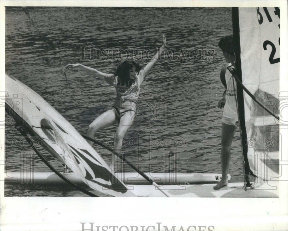 1982 Sea Water Open Murky Chicago end Mark - Historic Images