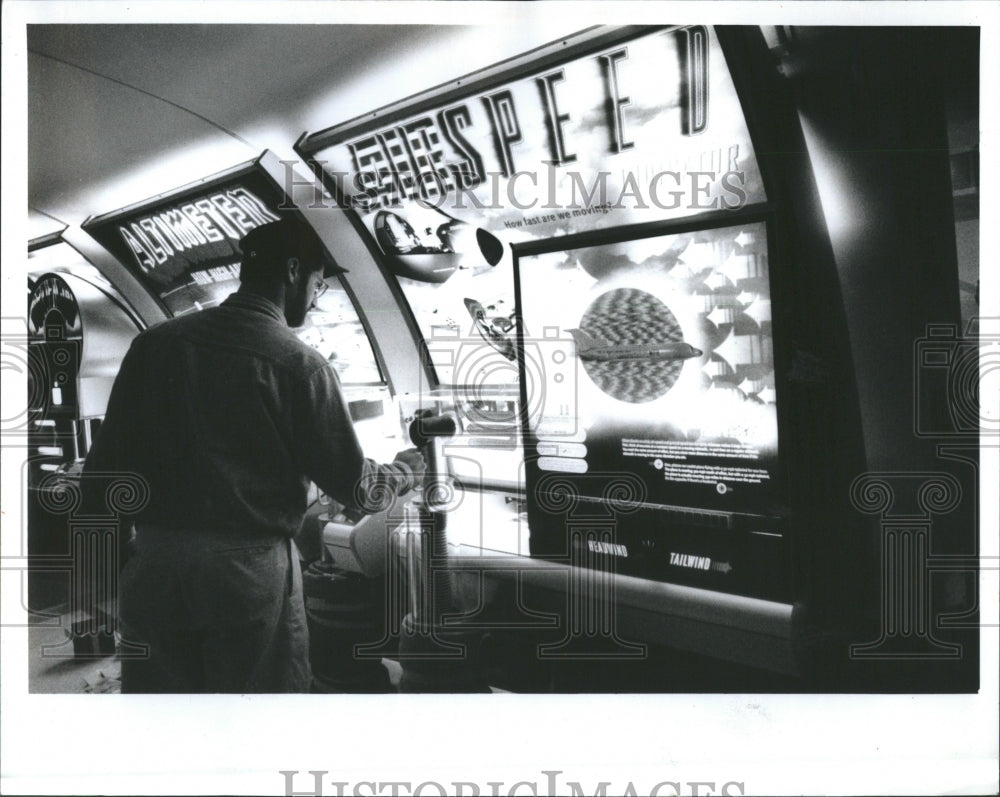 1994 Interactive exhibits inside the Boeing - Historic Images