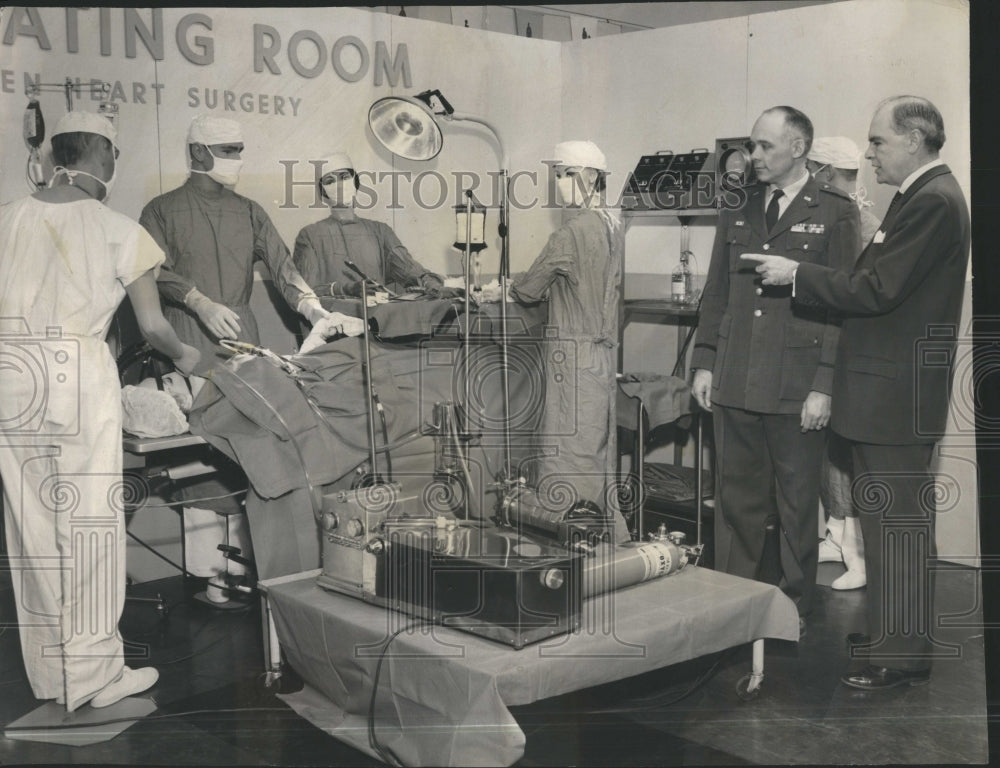1960 Museum Open Heart Surgery Exhibit - Historic Images