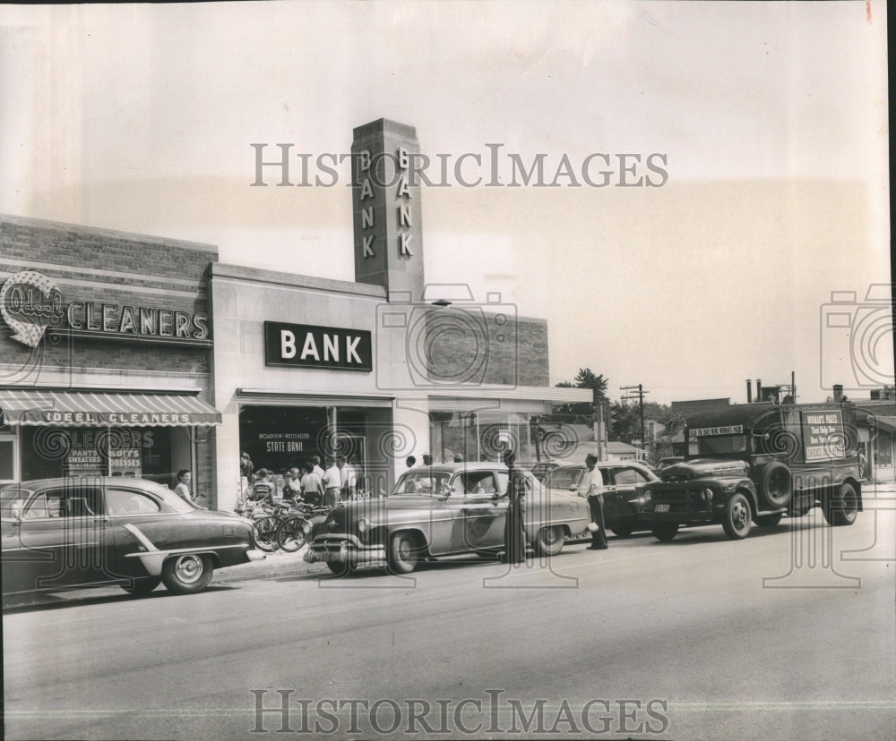 1953 Broadview Westchester State bank - Historic Images