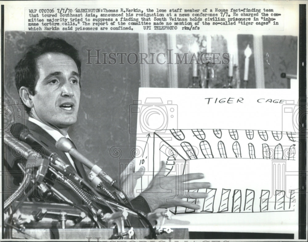 1970 Thomas R. Harkin House Committee Fact - Historic Images