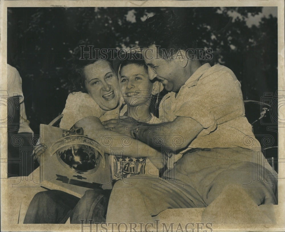 1950 Soap Box Derby Winner John Valenti - Historic Images
