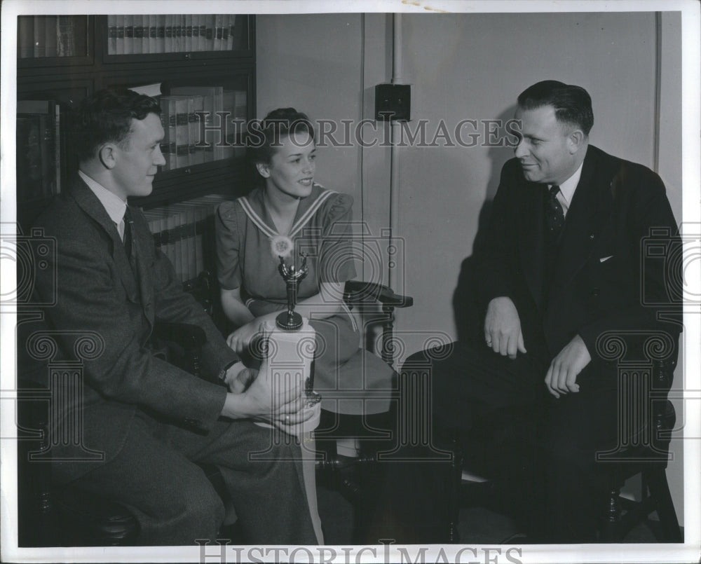 1941 Press Photo Michigan State College Dr. John Hannah - Historic Images