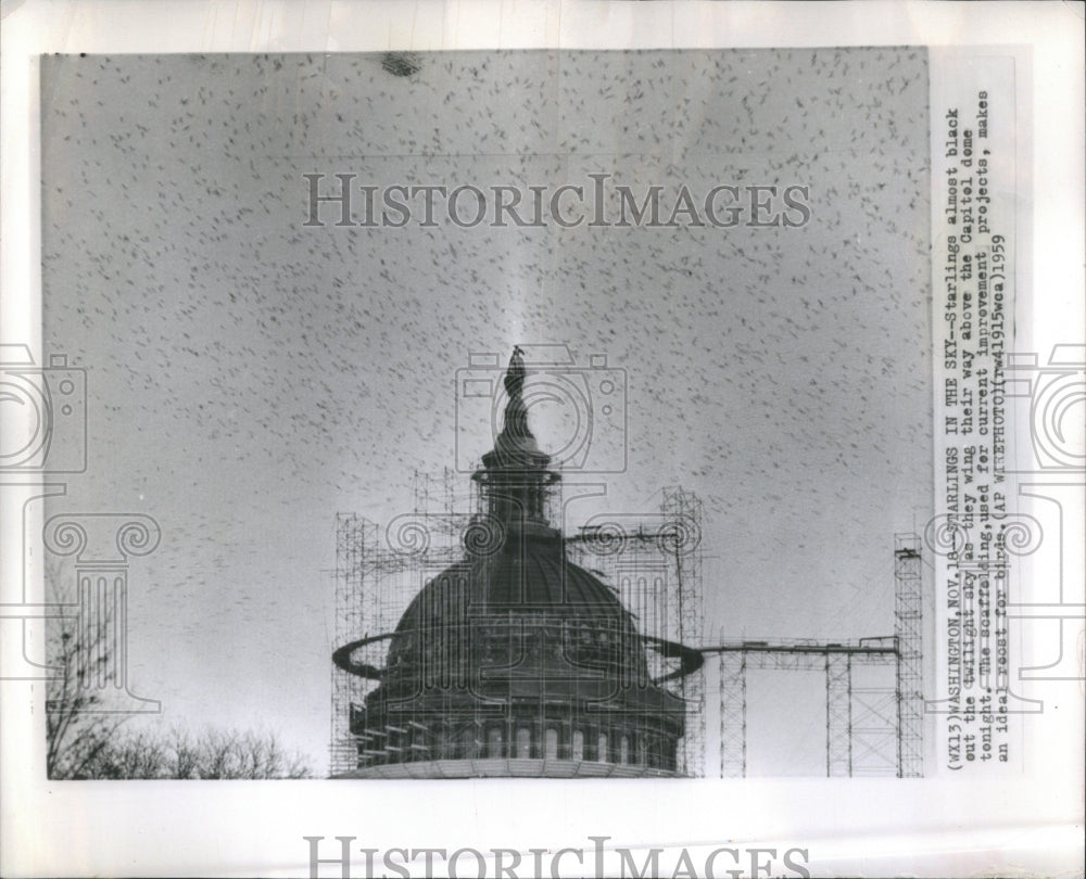 1959 Capitol Building Under Construction - Historic Images
