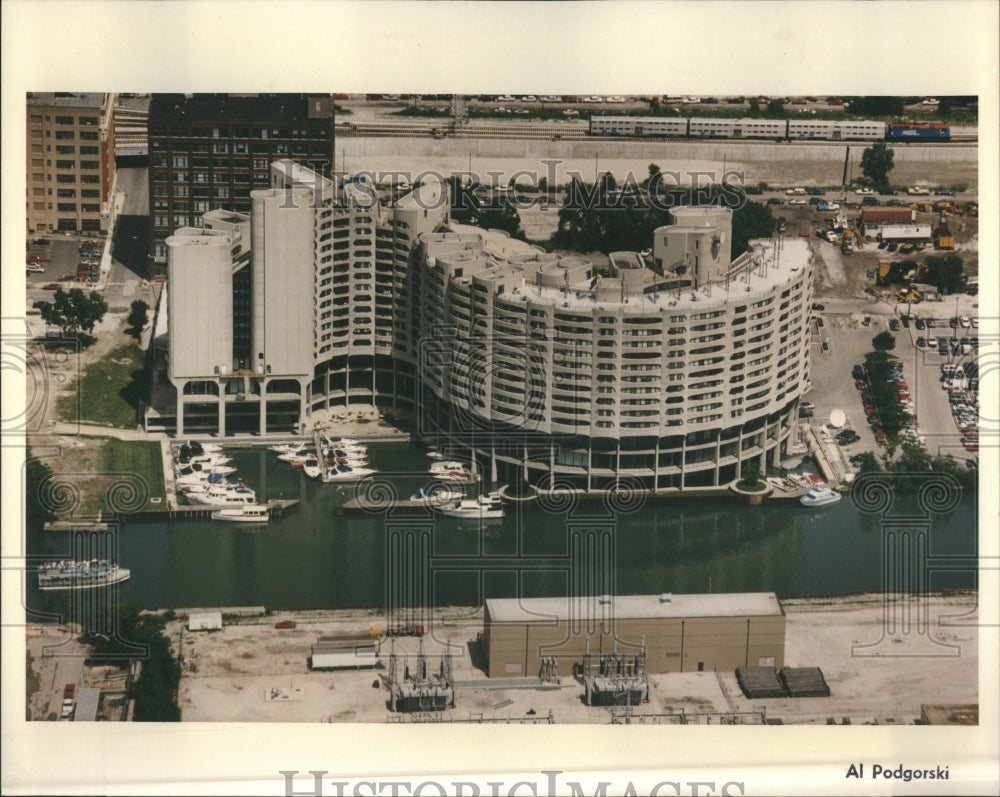 1993 Aerial View Taste Of Chicago Festival - Historic Images