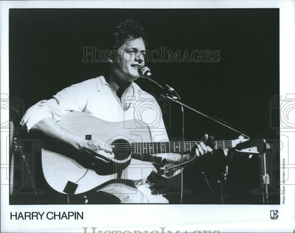 1988 Harry Forster Chapin Singer Songwriter - Historic Images