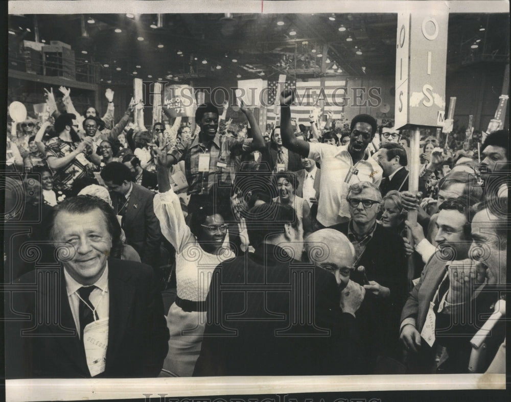 1972 Press Photo Sen George McGovern Democratic Party - Historic Images