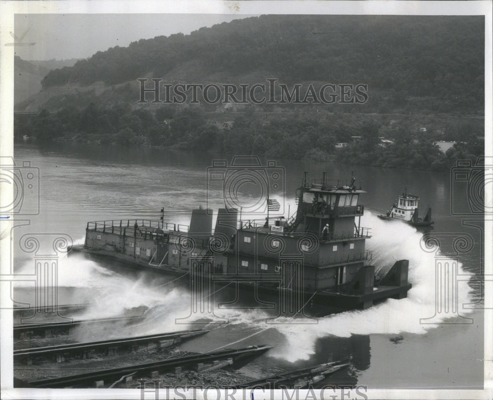 1975 Ship Abroad Vessel Inland Lakes Float - Historic Images