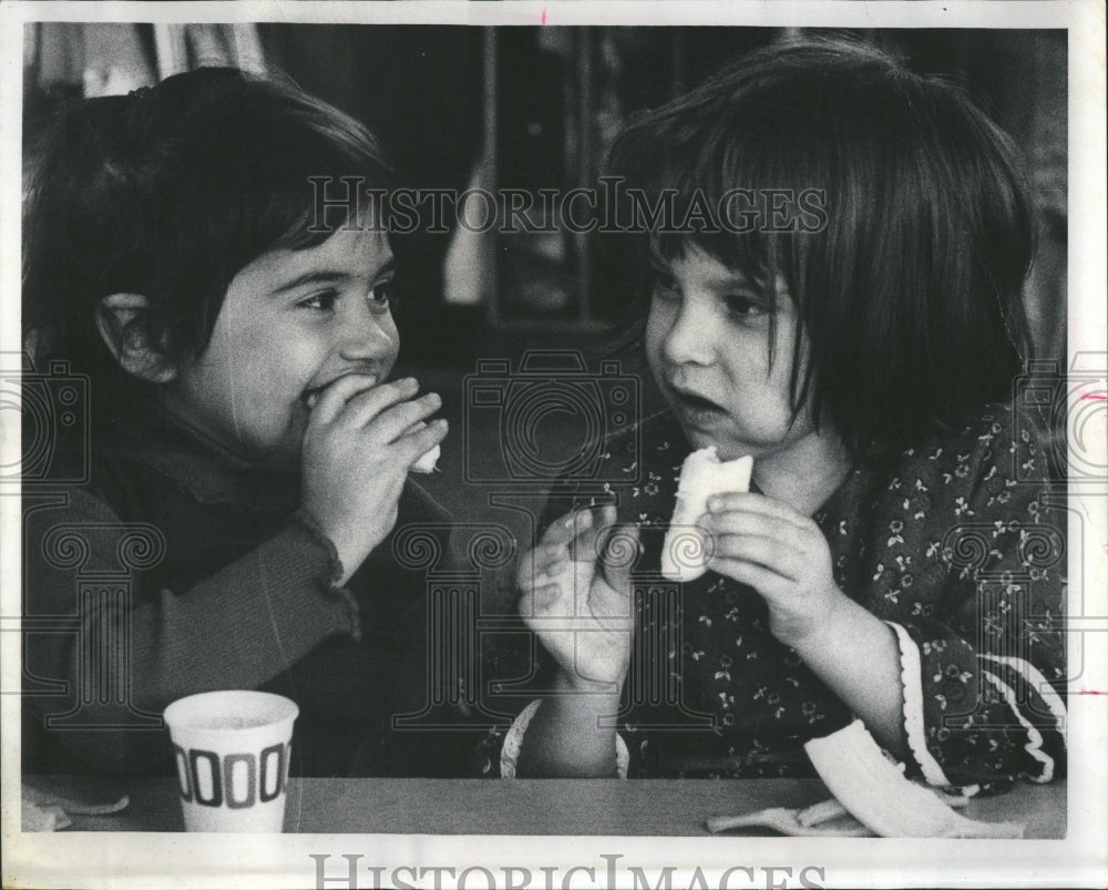 1976 Day Care Centers Ban Milk Snack Games - Historic Images
