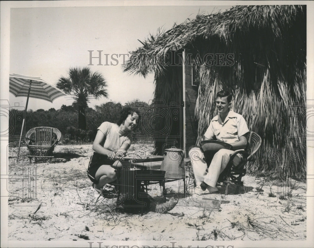 1940 Press Photo Honeymoon Isle - Historic Images