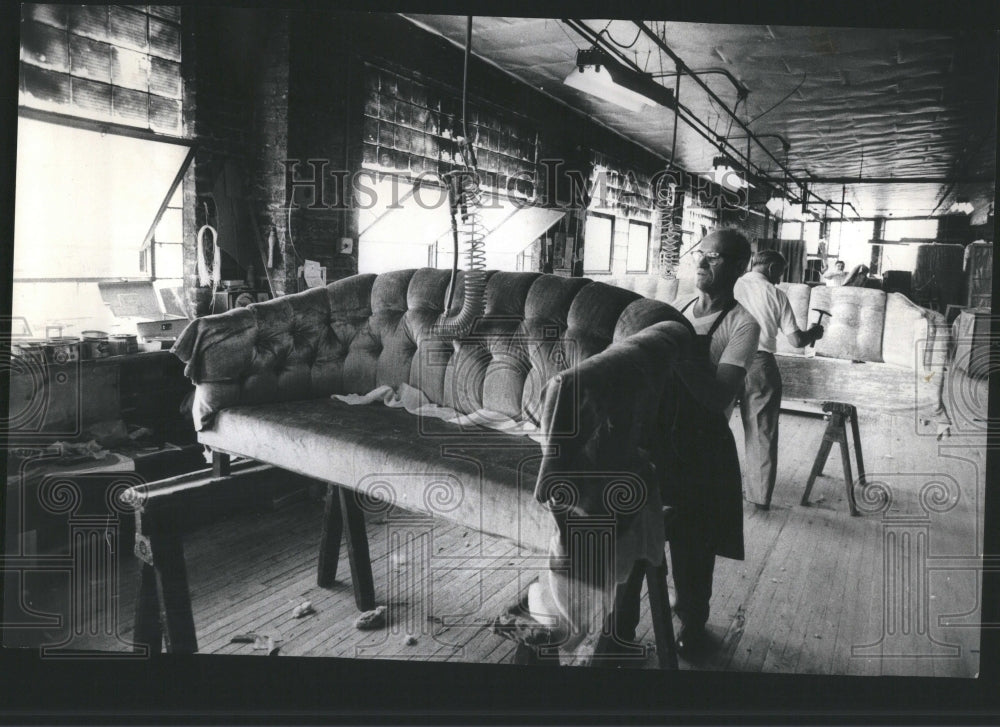 1974 Homer Bros Furniture Fatctory - Historic Images