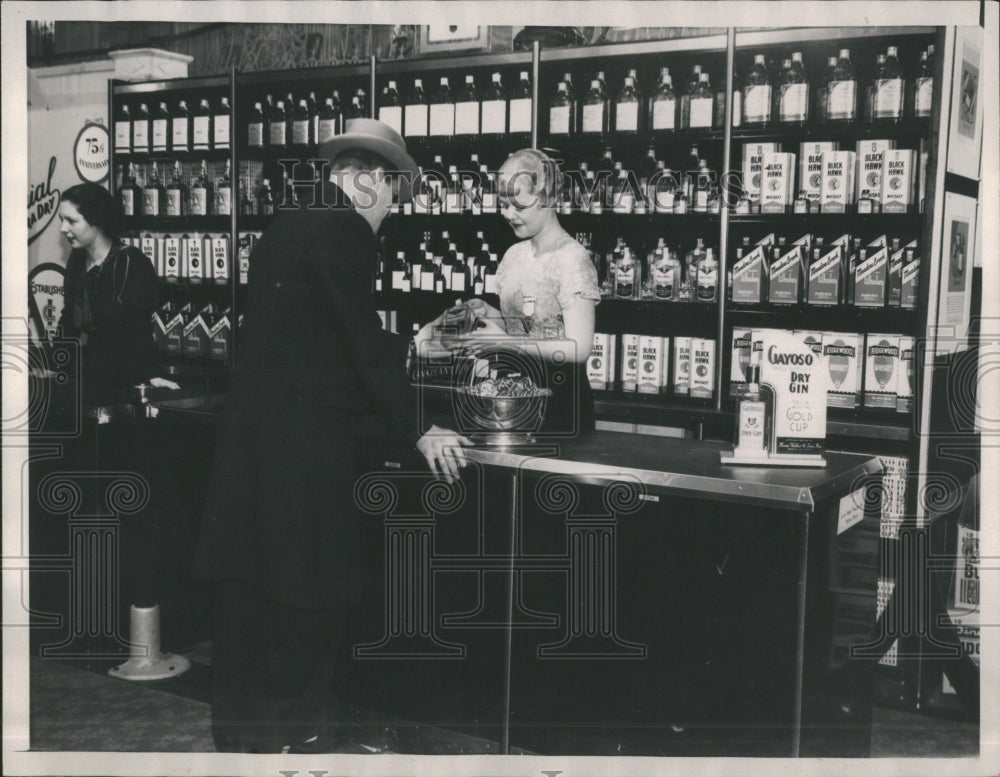1933 Store ABC Spirit Type Canada State - Historic Images