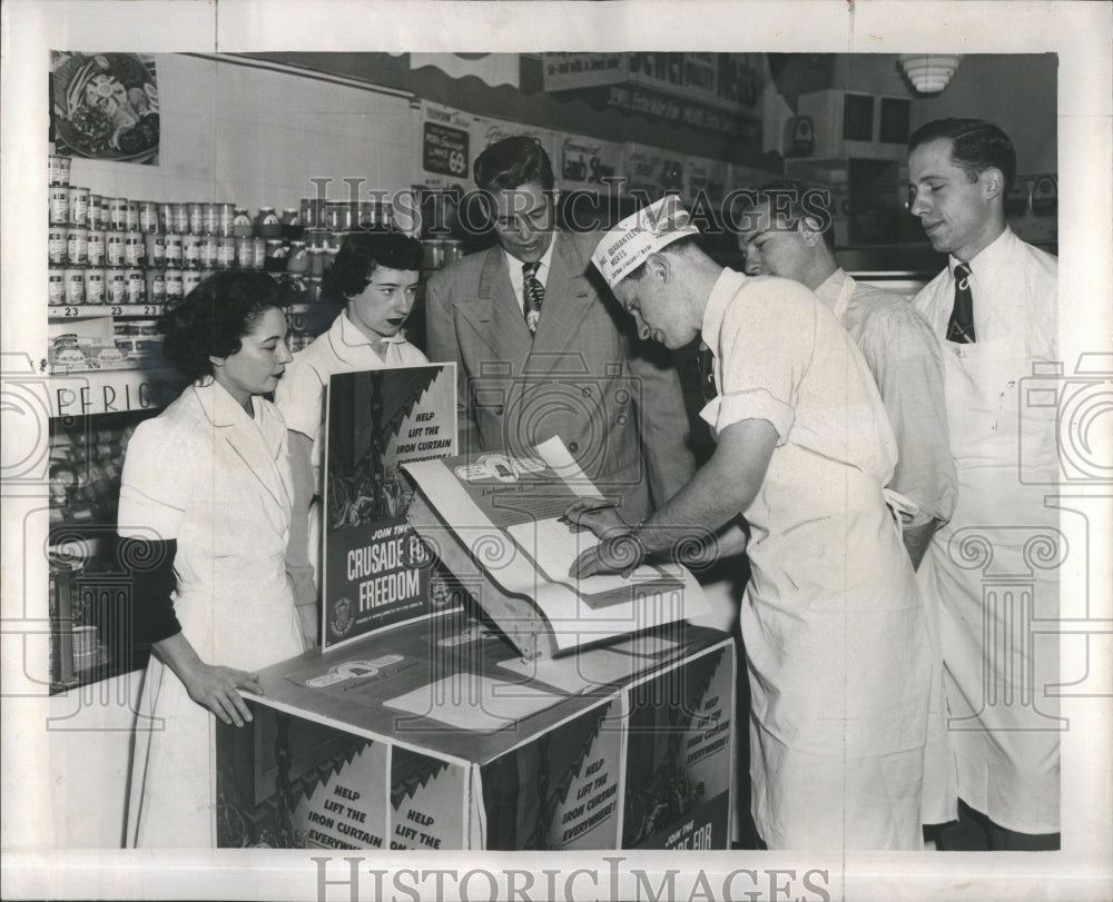 1950 Crusade for Freedom Jewel Food Stores - Historic Images