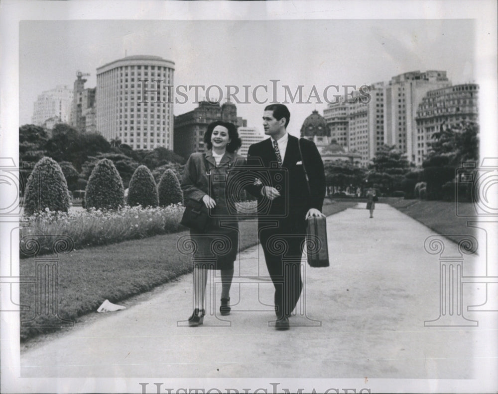 1946 Mimi Densell Henry Siegl Symphony Rio - Historic Images