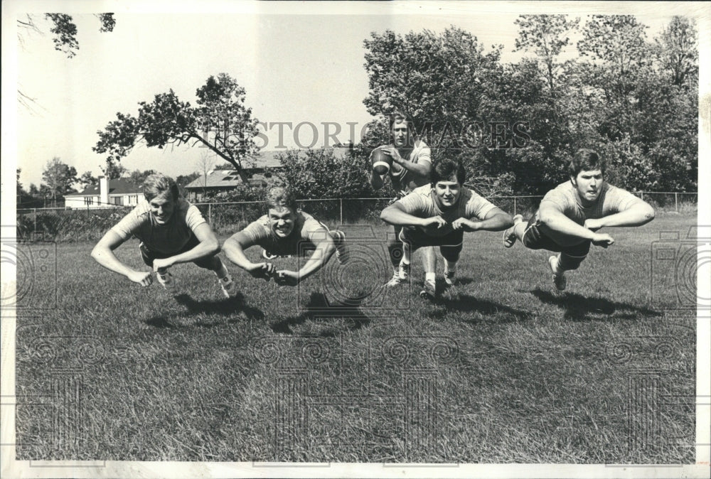 1980 Deerfield High School Football Illi - Historic Images