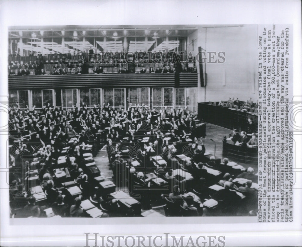 1955 Germany Parliament - Historic Images