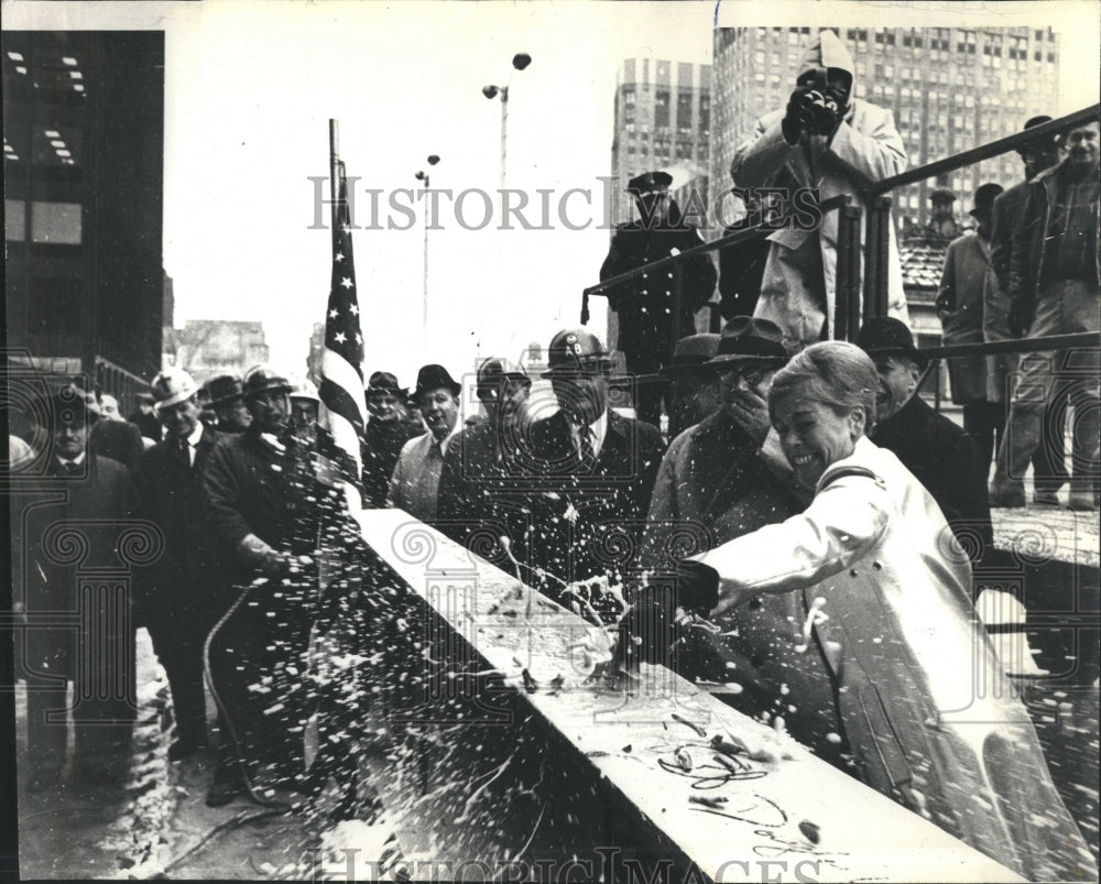 1966 Gateway Center Complex Christened - Historic Images