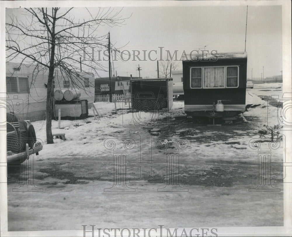 1958 Mobile Home Park Chicago - Historic Images