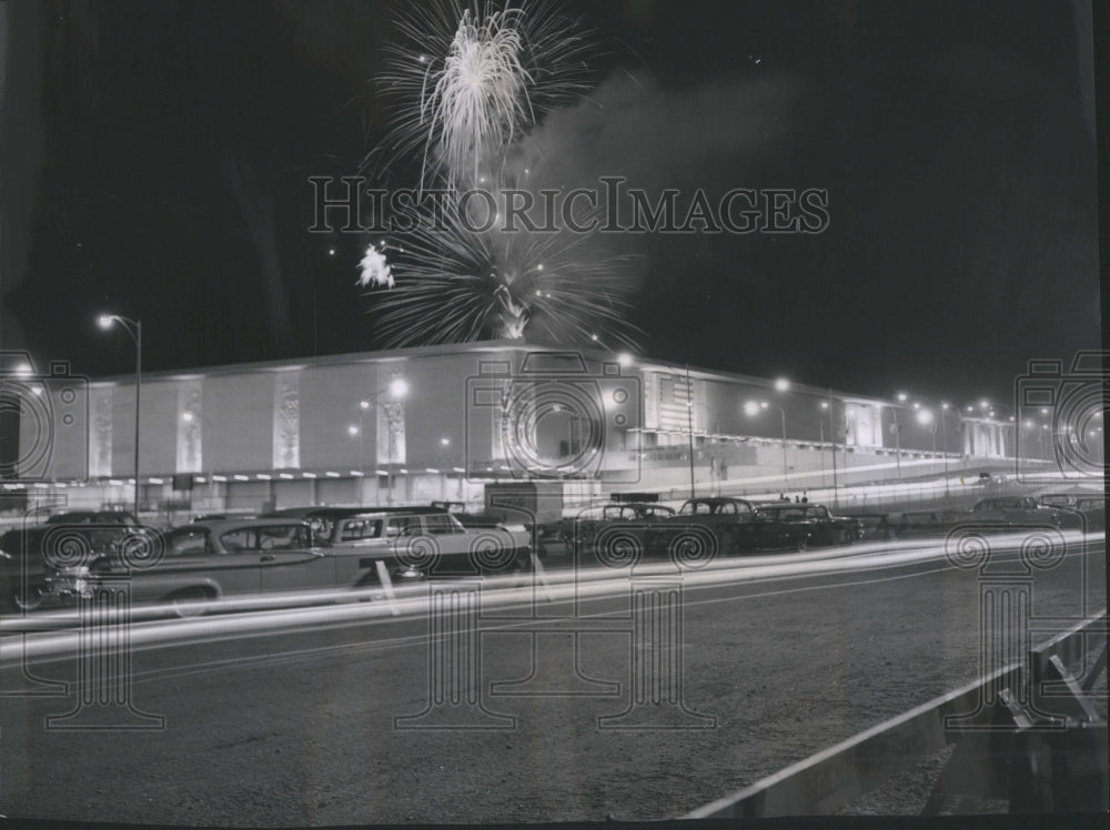 1961 Fireworks Over McCormick Place - Historic Images