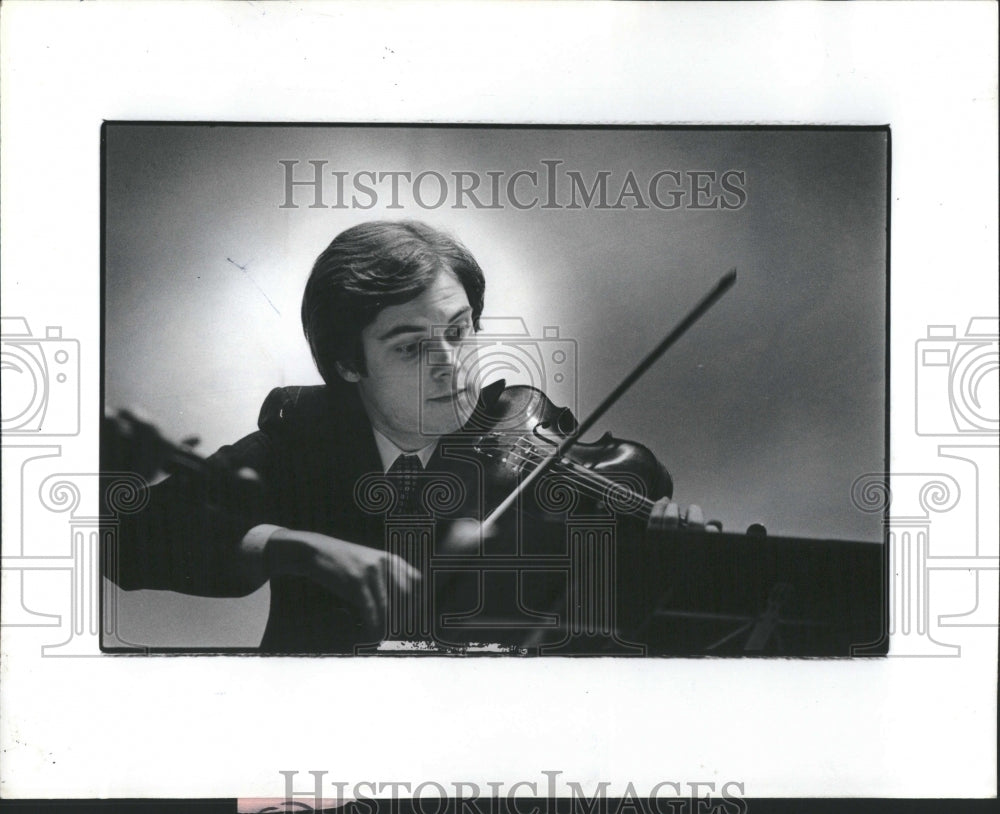 1980 Violinist William Patterson - Historic Images