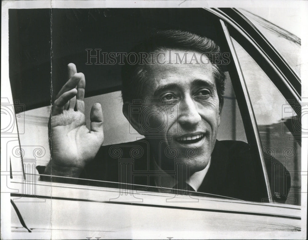 1968 A Man Rises Hand - Historic Images