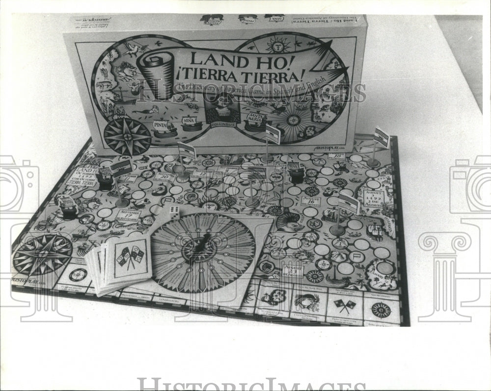 1991 Land Ho Tierra Tierra Board Game - Historic Images