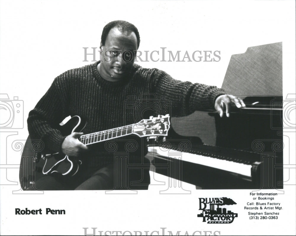 1995 Robert Penn Blues Factory Records - Historic Images