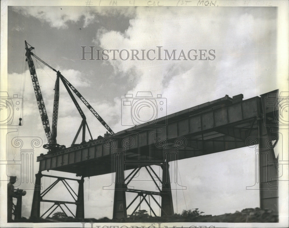 1941 Bridge for The Panama Canal - Historic Images