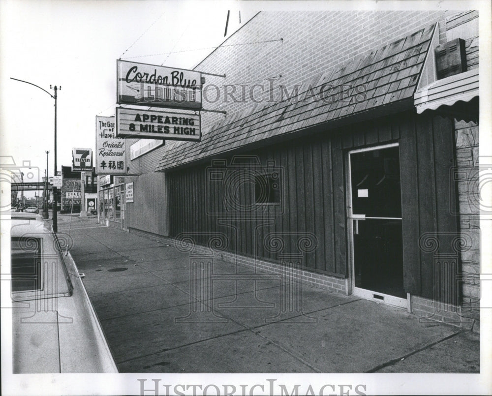 1973 Press Photo Cordon Blue Lounge - Historic Images