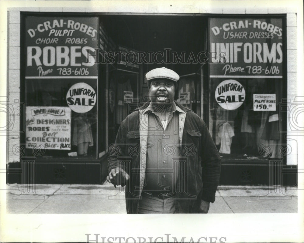 1983 Choir Robe Retailer South Side Chicago - Historic Images