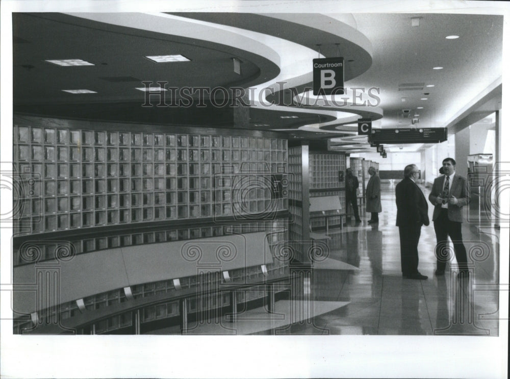 1994 Juvenile Court Building Interior - Historic Images