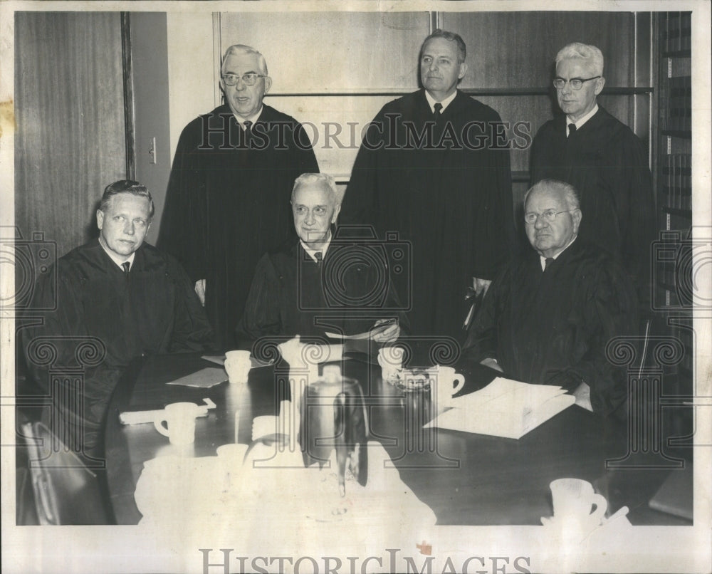 1962 Illinois Supreme Court Roy Solfisburg - Historic Images