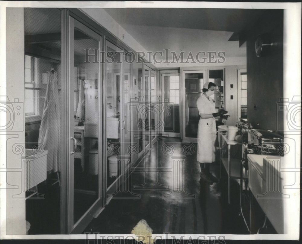1943 Cradle Baby Placement Bureau Evanston  - Historic Images