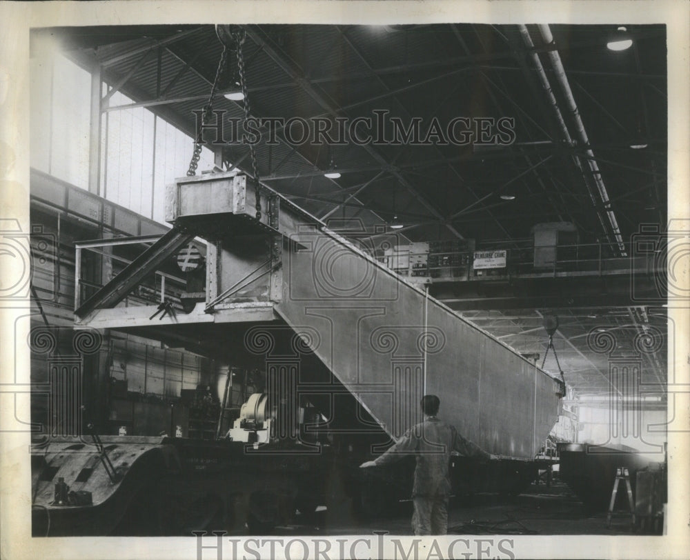 1958 Girder World Largest Crane Reynolds - Historic Images