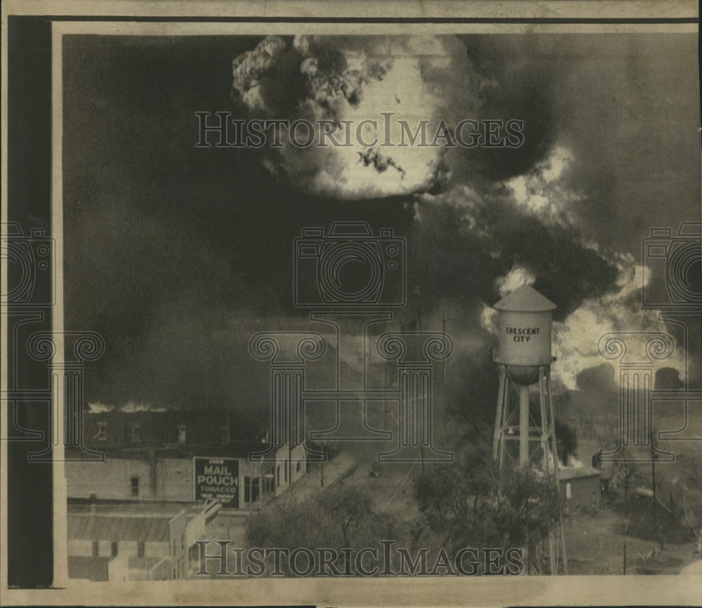1970 Fireball Above Crescent City, IL - Historic Images