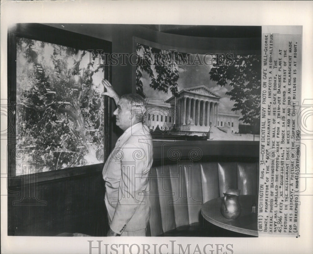 1949 George Bomze Display Secret Navy Photo - Historic Images