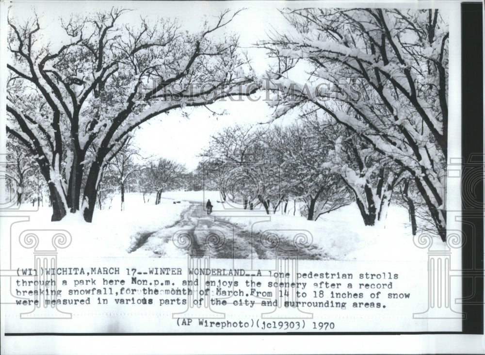 1970 Witchita winter wonderland - Historic Images