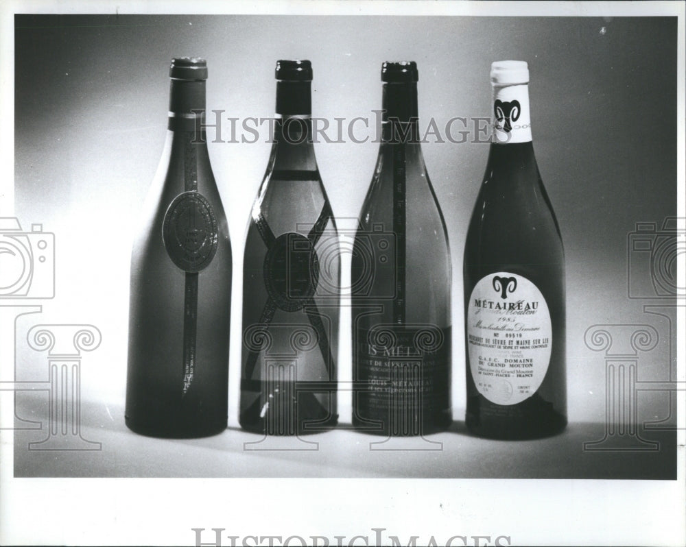 1988 The french line of Cuvee and Mouton - Historic Images