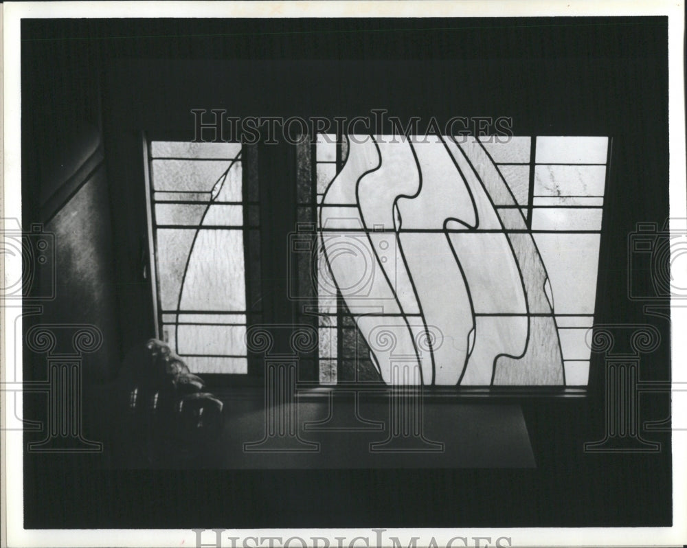 1993 Stained Glass Window Store Front - Historic Images