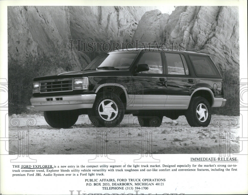 1990 Ford Explorer Car Campact Light Truck - Historic Images