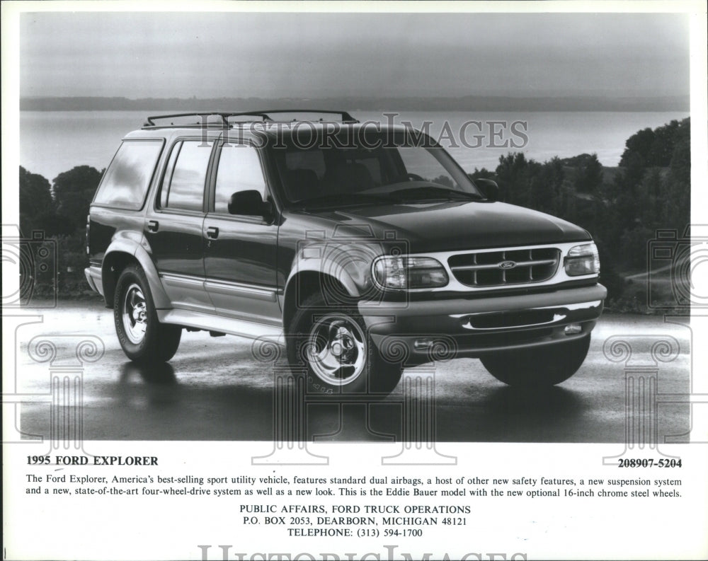 1995 The Ford Explorer Americas dual Airbag - Historic Images