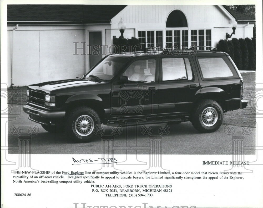 NONE Photo Ford Explorer - Historic Images